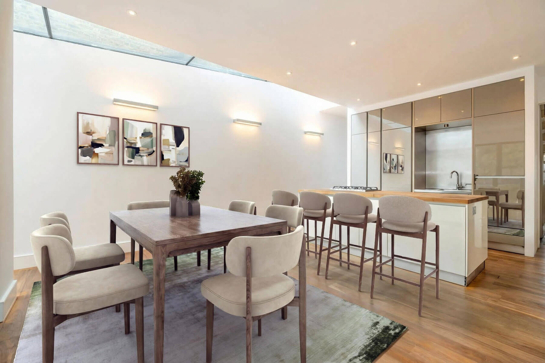 Cucina · pulita, luminosa, pronta per vendere